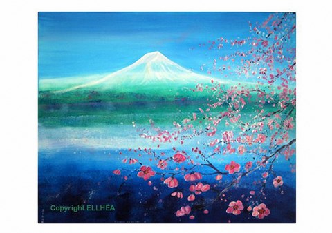 Feng shui poster Spring Lake painting Ellhëa