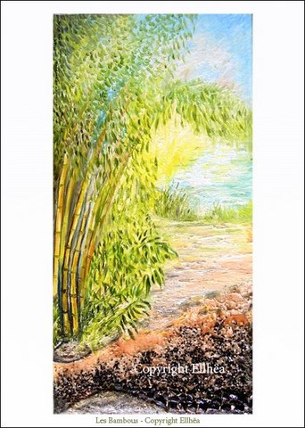 bamboos - art poster Ellhea